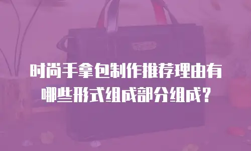 时尚手拿包制作推荐理由有哪些形式组成部分组成？