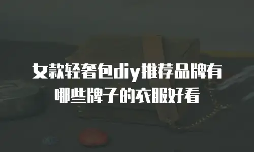 女款轻奢包diy推荐品牌有哪些牌子的衣服好看