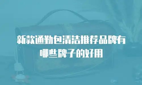 新款通勤包清洁推荐品牌有哪些牌子的好用