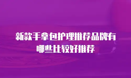 新款手拿包护理推荐品牌有哪些比较好推荐