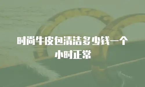 时尚牛皮包清洁多少钱一个小时正常