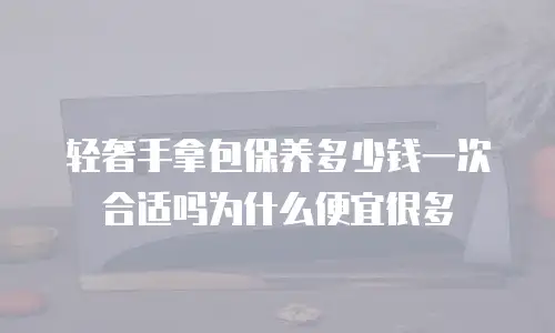 轻奢手拿包保养多少钱一次合适吗为什么便宜很多