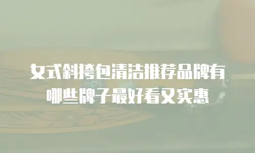 女式斜挎包清洁推荐品牌有哪些牌子最好看又实惠