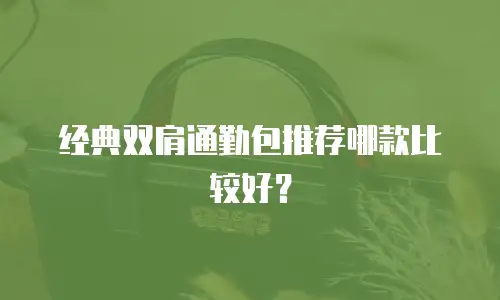 经典双肩通勤包推荐哪款比较好？