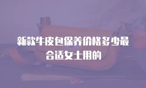 新款牛皮包保养价格多少最合适女士用的
