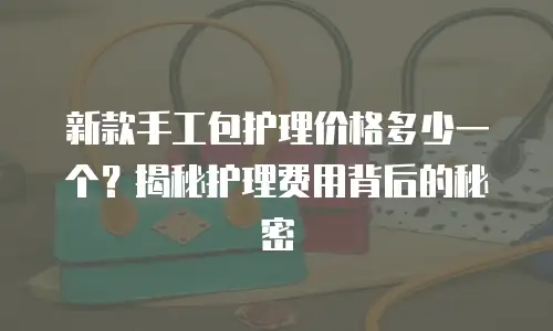 新款手工包护理价格多少一个？揭秘护理费用背后的秘密
