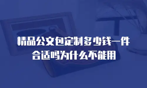精品公文包定制多少钱一件合适吗为什么不能用