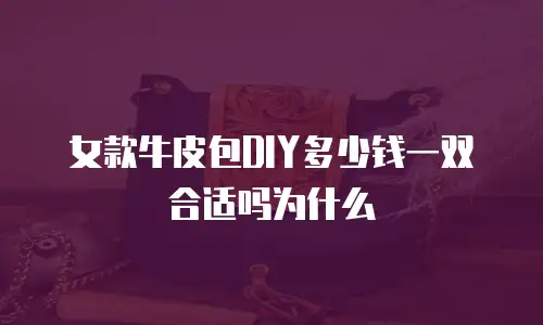 女款牛皮包DIY多少钱一双合适吗为什么