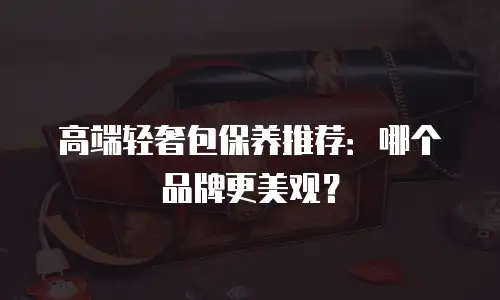高端轻奢包保养推荐：哪个品牌更美观？