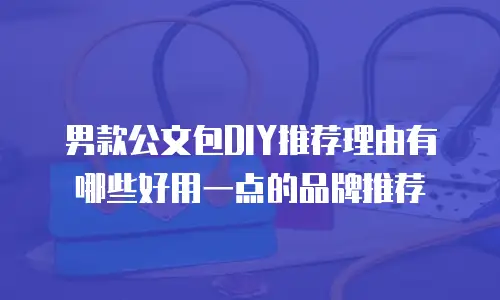 男款公文包DIY推荐理由有哪些好用一点的品牌推荐