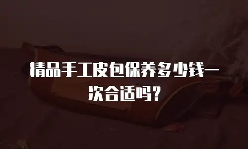 精品手工皮包保养多少钱一次合适吗？