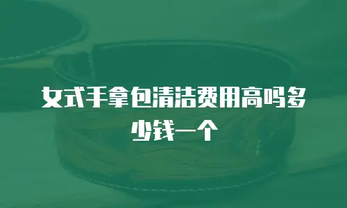 女式手拿包清洁费用高吗多少钱一个
