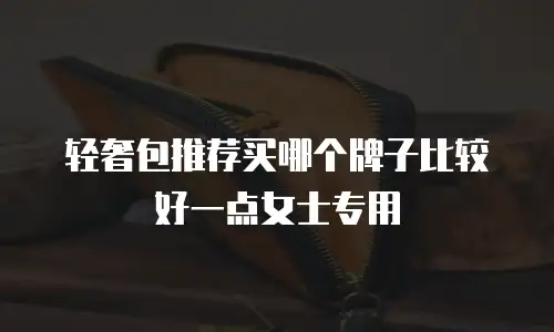 轻奢包推荐买哪个牌子比较好一点女士专用