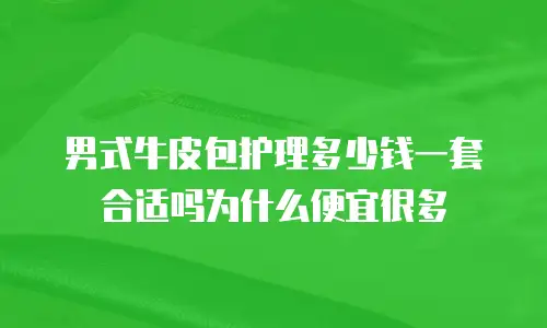 男式牛皮包护理多少钱一套合适吗为什么便宜很多