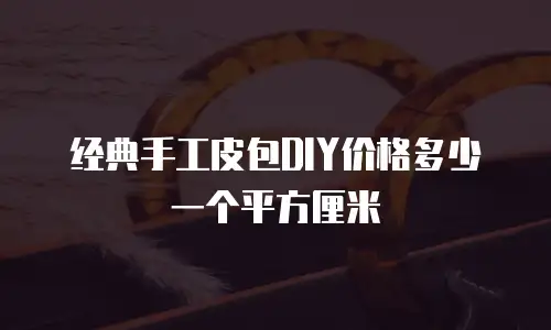 经典手工皮包DIY价格多少一个平方厘米