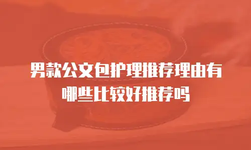 男款公文包护理推荐理由有哪些比较好推荐吗
