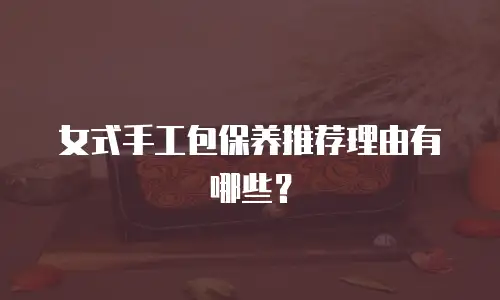 女式手工包保养推荐理由有哪些？