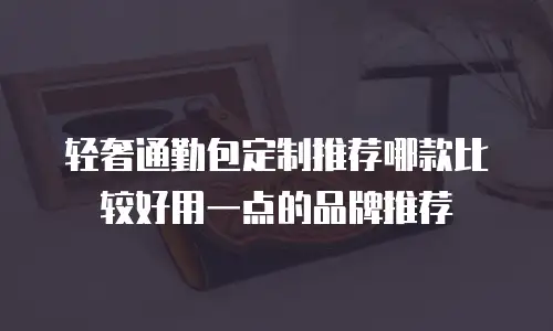轻奢通勤包定制推荐哪款比较好用一点的品牌推荐