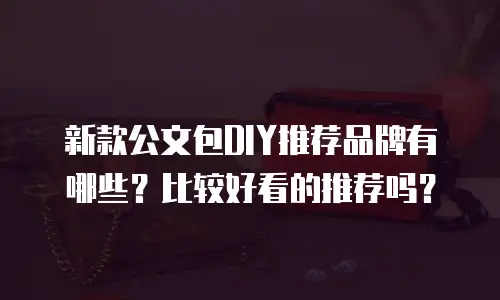 新款公文包DIY推荐品牌有哪些？比较好看的推荐吗？