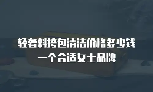 轻奢斜挎包清洁价格多少钱一个合适女士品牌