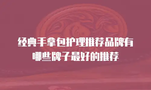 经典手拿包护理推荐品牌有哪些牌子最好的推荐