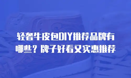 轻奢牛皮包DIY推荐品牌有哪些？牌子好看又实惠推荐