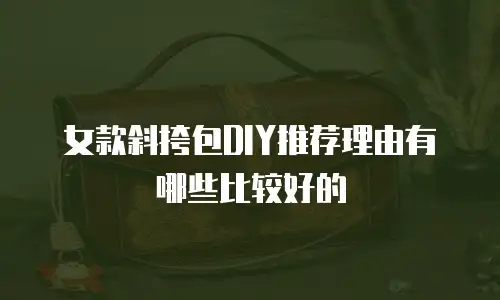 女款斜挎包DIY推荐理由有哪些比较好的