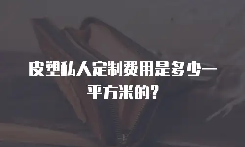 皮塑私人定制费用是多少一平方米的？