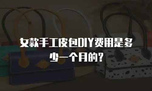 女款手工皮包DIY费用是多少一个月的？