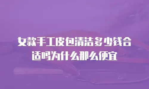 女款手工皮包清洁多少钱合适吗为什么那么便宜