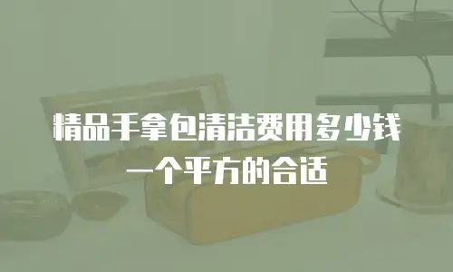 精品手拿包清洁费用多少钱一个平方的合适