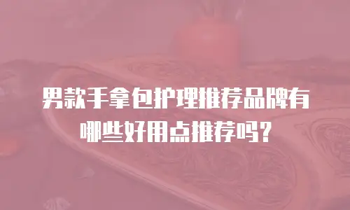 男款手拿包护理推荐品牌有哪些好用点推荐吗？