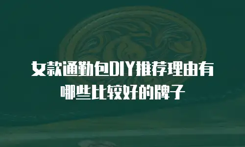 女款通勤包DIY推荐理由有哪些比较好的牌子