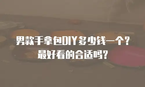 男款手拿包DIY多少钱一个？最好看的合适吗？