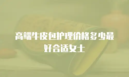 高端牛皮包护理价格多少最好合适女士