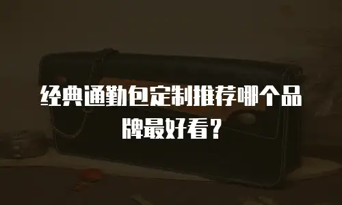 经典通勤包定制推荐哪个品牌最好看？
