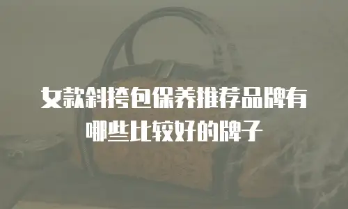 女款斜挎包保养推荐品牌有哪些比较好的牌子