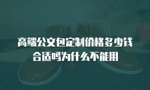 高端公文包定制价格多少钱合适吗为什么不能用