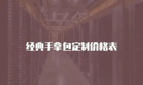 经典手拿包定制价格表