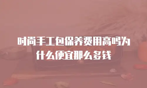 时尚手工包保养费用高吗为什么便宜那么多钱