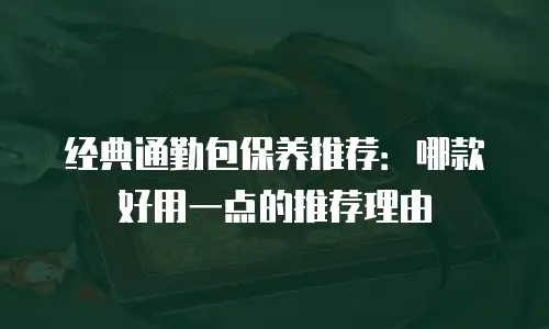 经典通勤包保养推荐：哪款好用一点的推荐理由