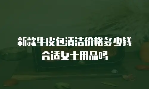 新款牛皮包清洁价格多少钱合适女士用品吗