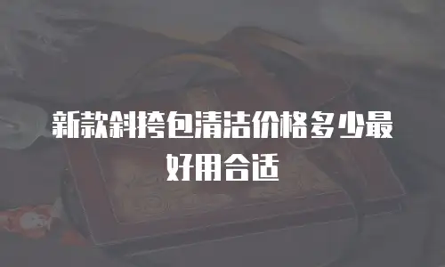 新款斜挎包清洁价格多少最好用合适