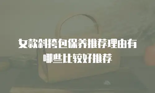 女款斜挎包保养推荐理由有哪些比较好推荐