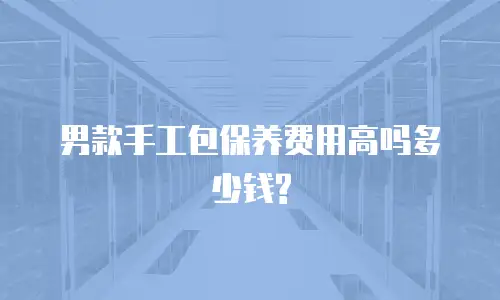 男款手工包保养费用高吗多少钱?