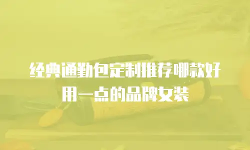 经典通勤包定制推荐哪款好用一点的品牌女装