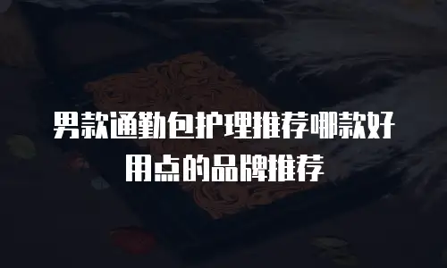 男款通勤包护理推荐哪款好用点的品牌推荐