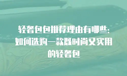 轻奢包包推荐理由有哪些：如何选购一款既时尚又实用的轻奢包