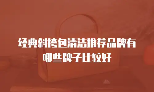 经典斜挎包清洁推荐品牌有哪些牌子比较好