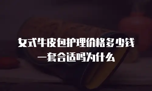 女式牛皮包护理价格多少钱一套合适吗为什么